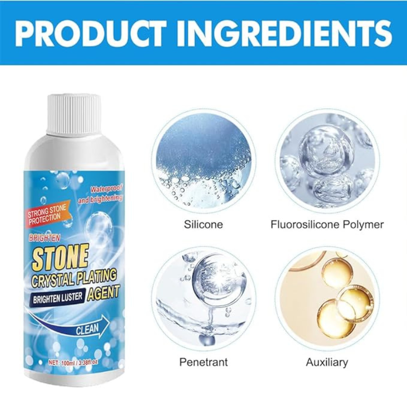 Crystal Stone & Marble Cleaning Agent, Stone Polishing and Coating Agent - LivSouq