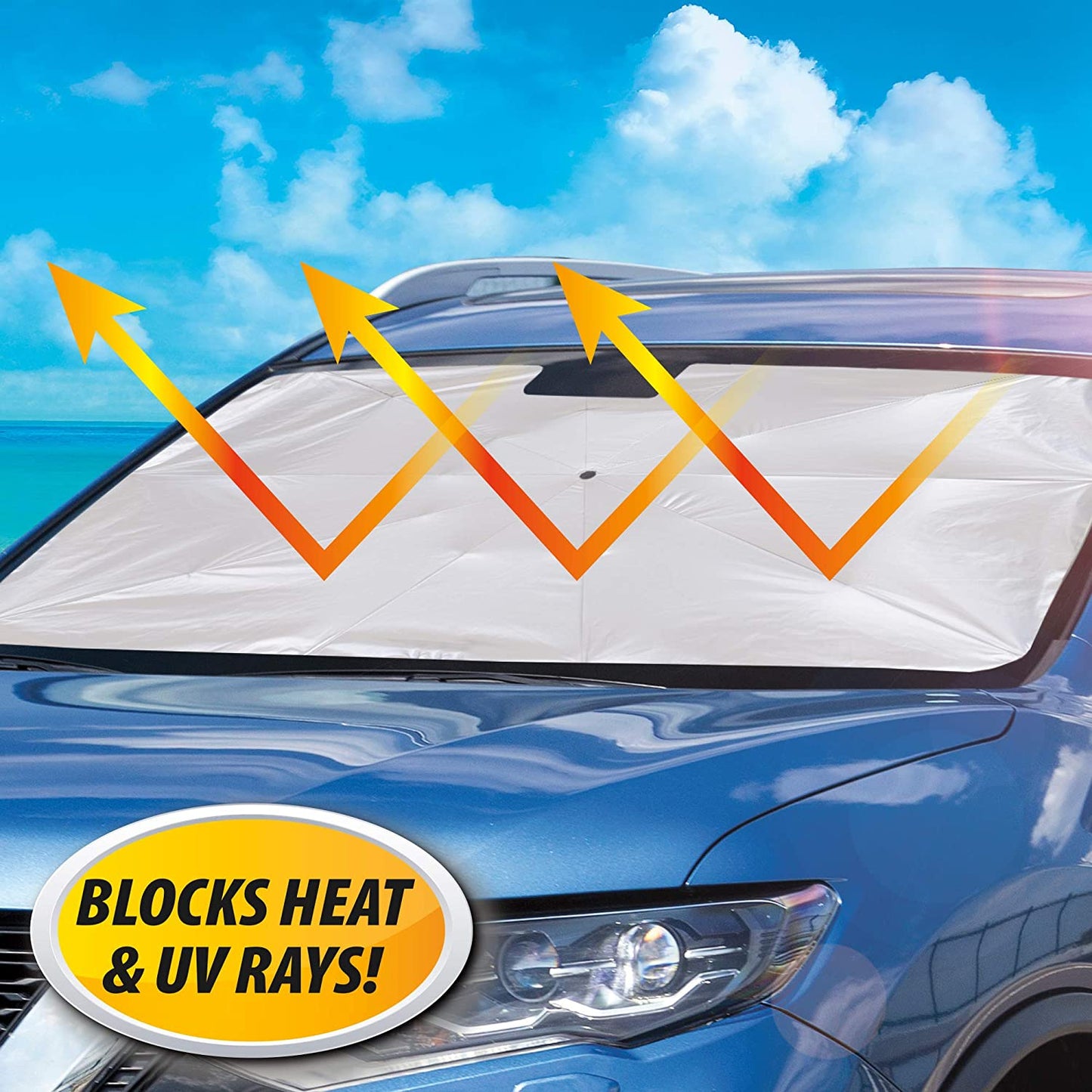 Car Windshield Sun Shade - LivSouq