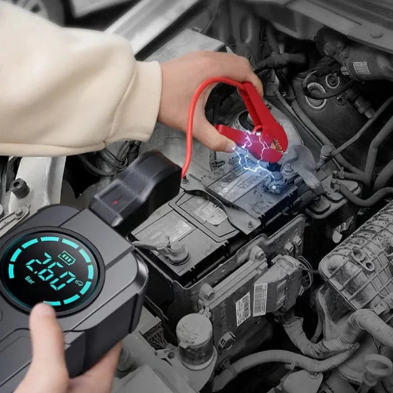Jump Starter With Air Pump - LivSouq